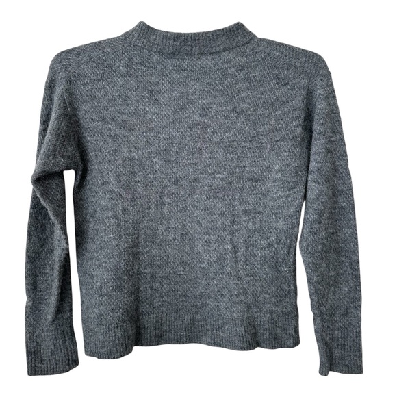 QUINCE BABY ALPACA-WOOL DIAMOND STITCH CREW - Picture 3 of 7